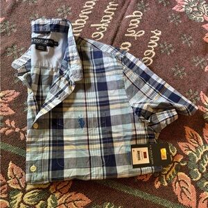 U.S. Polo Assn. Blue Casual Button Down Shirt